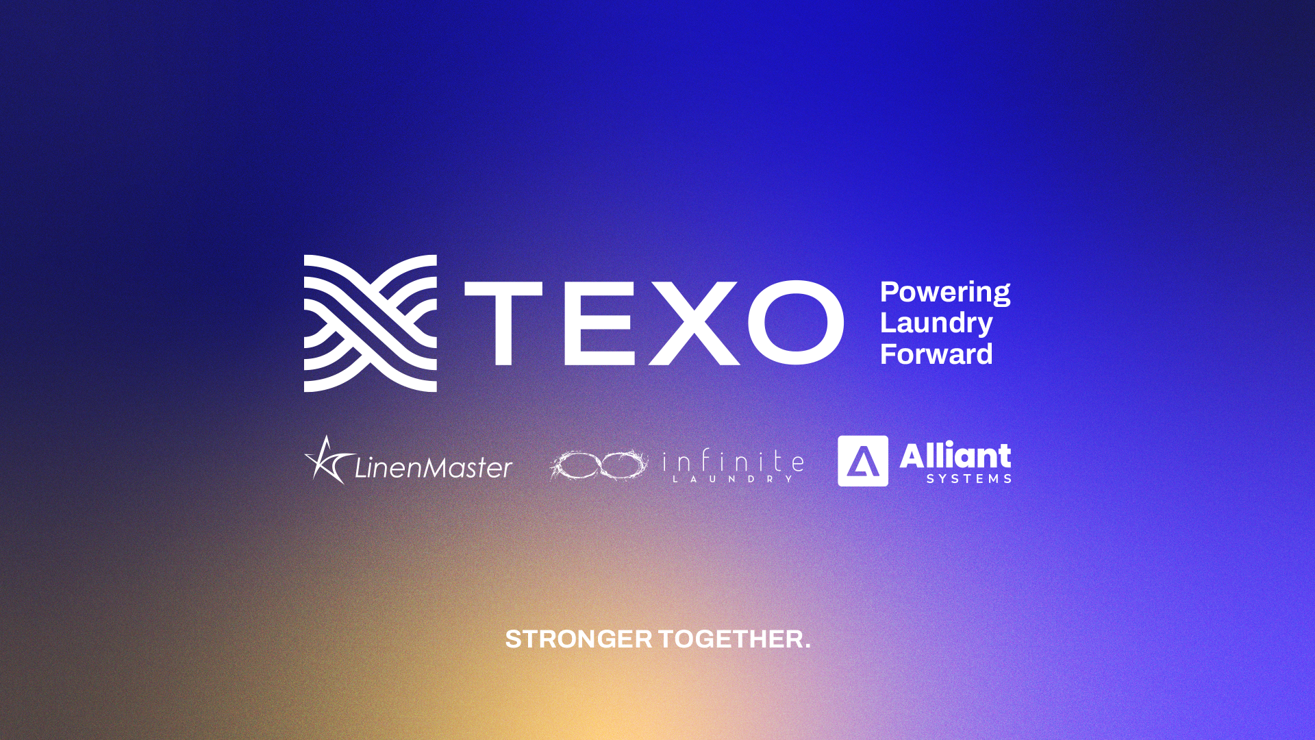 LinenMaster, Alliant Systems, and Infinite Laundry Unite Under the TEXO brand to Strengthen Leadership in Technology, Operations, and Marketing