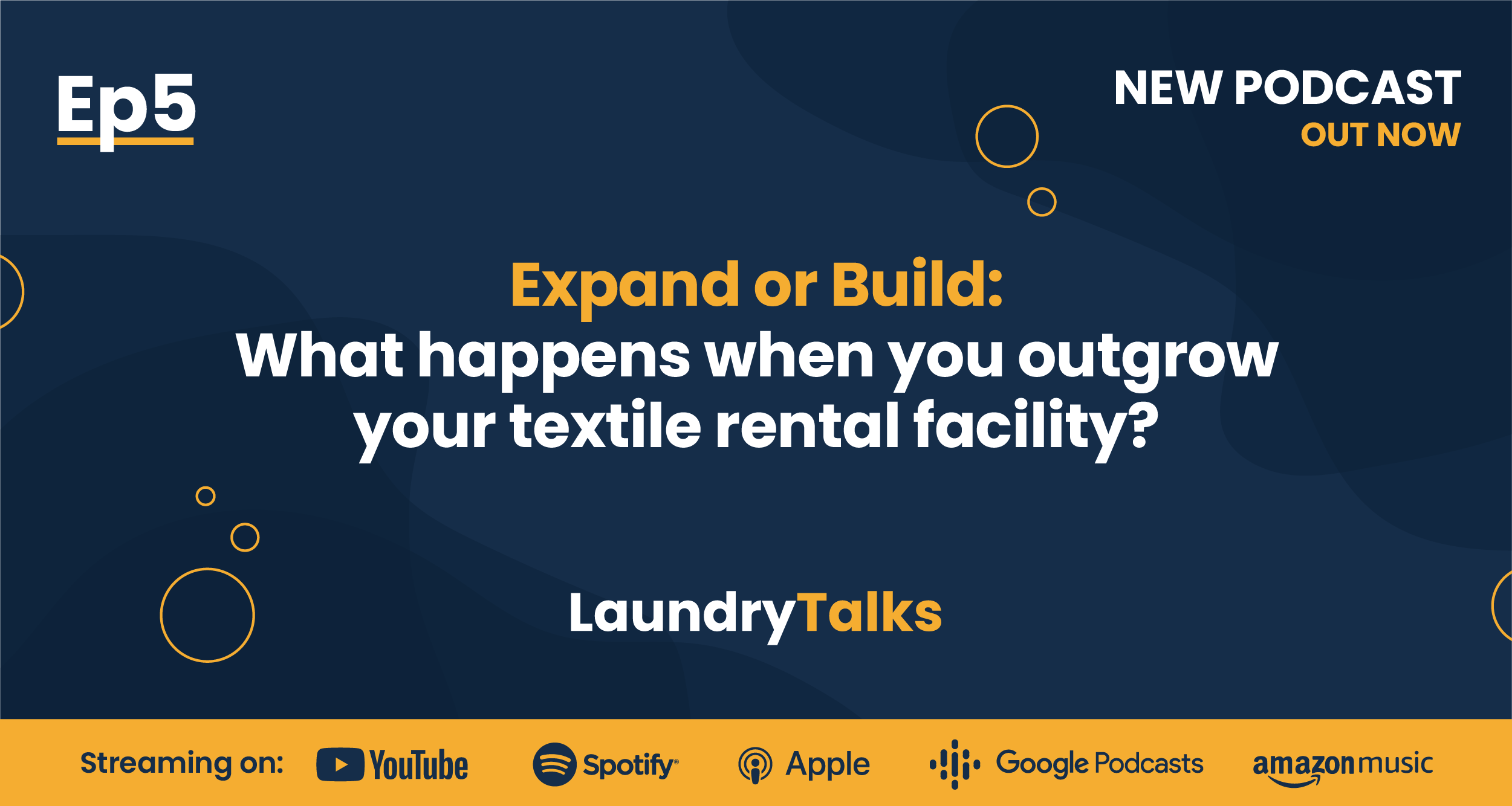 EP5: Expand or Build: What happens when you outgrow your textile rental facility?